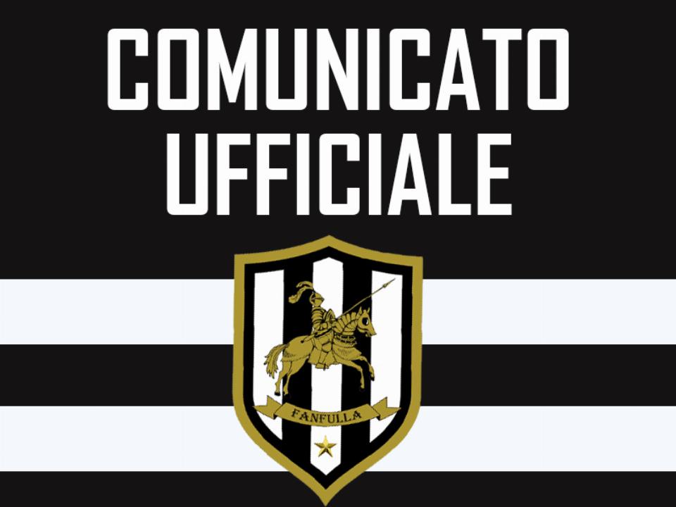 COMUNICATO UFFICIALE 